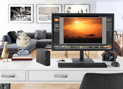 Vista 7 de Seagate Expansion Desktop 10TB, disco duro externo, USB 3.0, servicios de rescate de datos (STKP10000400)