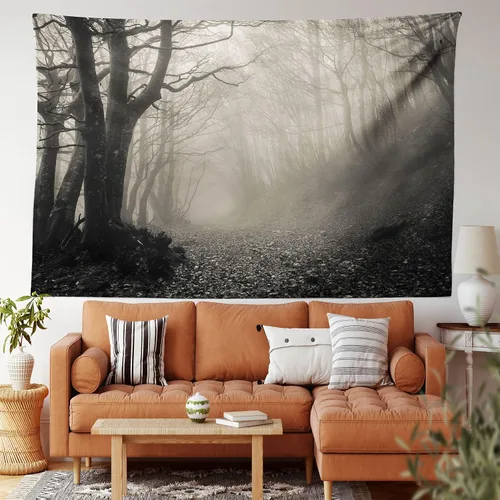 Vista 58 de Lunarable Tapiz de los años 90, historia inspirada en el arte pop, ilustración temática de baile de celebración, decoración de tela para colgar