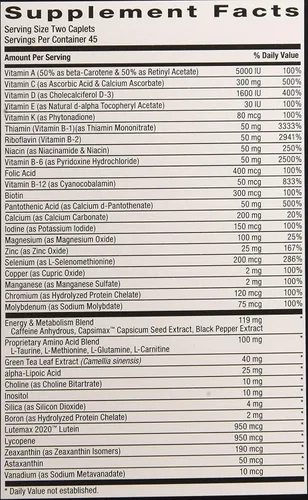 Vista 2 de GNC Mega Men Energía y Metabolismo Suplemento Dietético Cápsula