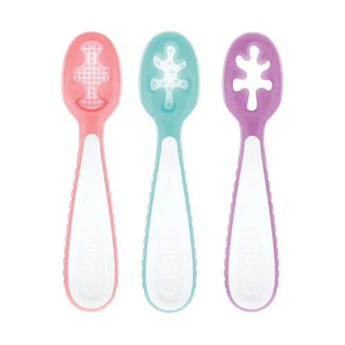 Vista 8 de Nuby Baby's First Spoons - Paquete de 3 Estrellas