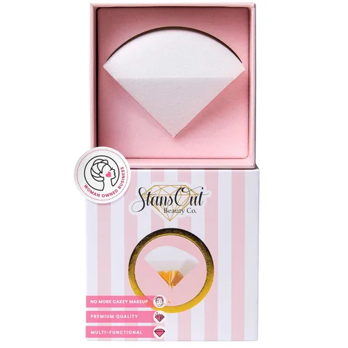 Vista 8 de StansOut Beauty Juego de Borlas de Maquillaje de Terciopelo (Paquete de 2) - Borlas de Polvo Lujosamente Suaves para Aplicación de Maquillaje Facial