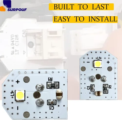 Vista 3 de (5PK WR55X11132 WR55X26487 WR55X30603 Bombilla LED para refrigerador GE reemplaza 3033142 AP5646375 PS4704284 EAP4704284 EAP4704284