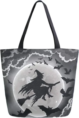 Vista 28 de Chic Funny Cute Pattern Big Handle Extra Large Shoulder Tote Bag for Beach Travel Weekender Gym Grocery Shopping