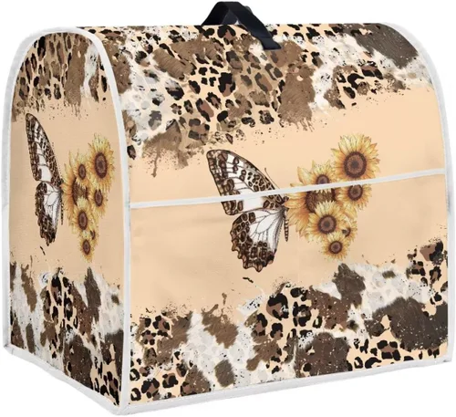 Vista 32 de Talayituse Beach Turtle Starfish Print Stand Mixer Cover for 4.5-5 Quarts Kitchen Aid, Washable Mixer Dust Cover with Handle and Pocket Kitchen