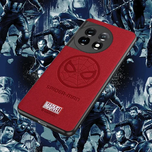Vista 9 de IRON SPIDER Funda para OnePlus 11 5G, con personaje de superhéroe, compatible con OnePlus 11 (rojo) para hombre y mujer