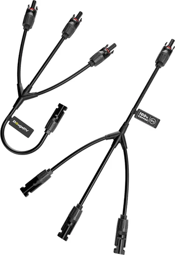 Vista 11 de BougeRV - Kit de herramientas de enchufe de cable adaptador paralelo para panel solar de derivación en Y