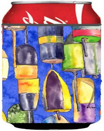 Vista 17 de Caroline's Treasures 8658CC - Funda plegable para bebidas o botellas, contenedor plegable con aislamiento para latas o botellas, multicolor Shells