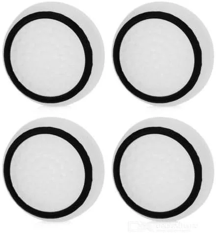 Vista 3 de Cubierta de silicona analógica para palanca de pulgar para Switch NS NX Joy-Con Controller (blanco - negro) 2
