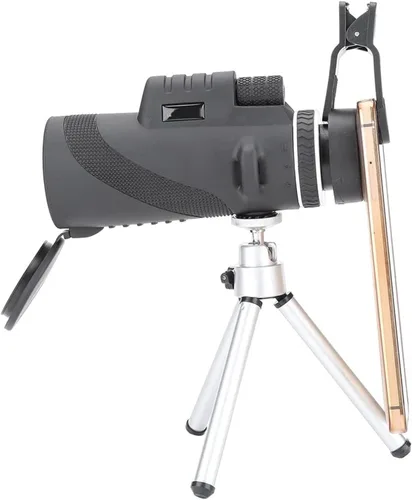 Vista 2 de Monocular Telescope 40×60 High Power Monocular Telescope with Smartphone Adapter Tripod for Birdwatching Hiking Camping
