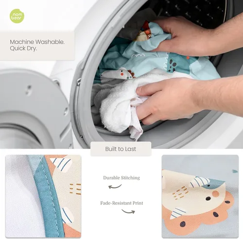 Vista 5 de Baberos impermeables para comer (niño o niña de 6 a 24 meses) – Babero de manga larga para bebé destete