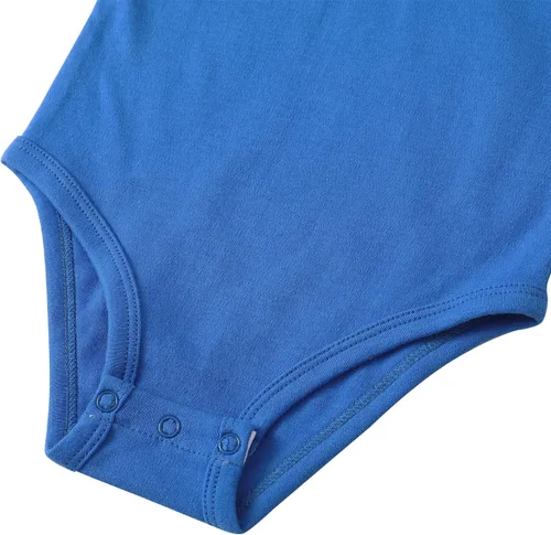 Vista 4 de ROMPERINBOX Mameluco unisex para recién nacido con rayas en contraste