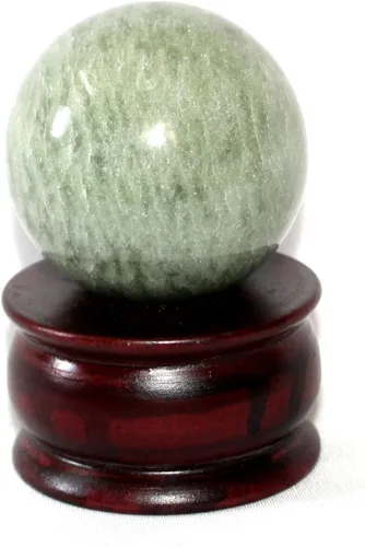 Vista 13 de Bola esférica de cristal de amatista natural Jet de 50 a 2.165 in Piedra curativa para energía positiva, meditación, reiki, equilibrio de chakras