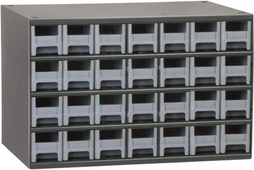 Vista 9 de Akro-Mils Gabinete de almacenamiento de acero para garaje, gabinete organizador de metal para piezas pequeñas, herramientas, clavos, tornillos