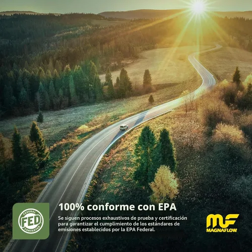 Vista 2 de Convertidor catalítico MagnaFlow de ajuste directo 49446 (compatible con federal/EPA)