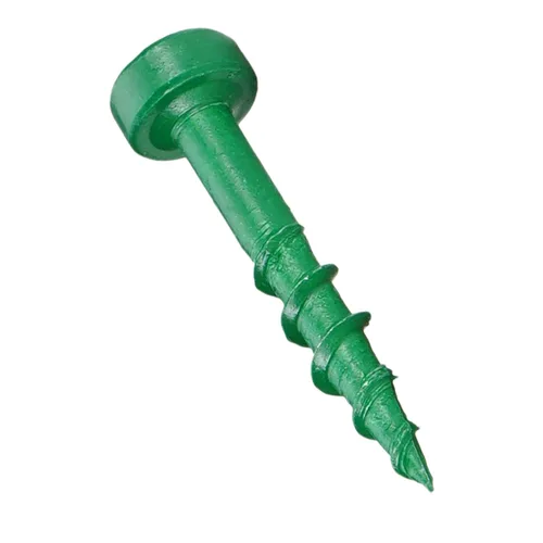 Vista 2 de ARMOR TOOL AP-C-100-100 Tornillos de rosca gruesa de 1 pulgada con revestimiento de color verde y unidad cuadrada