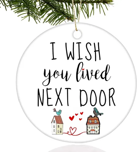 Vista 9 de Regalos para compañeras de trabajo para mujeres, adorno colgante de amistad de Navidad 2025, regalos de inspiración de agradecimiento