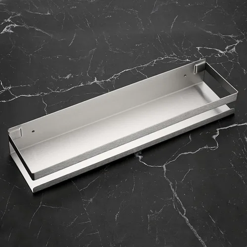 Vista 2 de OwnMy 2 estantes de ducha de 16 pulgadas para baño, estantes de ducha de acero inoxidable, estantes organizadores de cocina de metal, estantes
