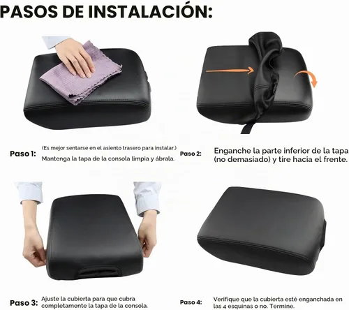 Vista 6 de INTGET Funda para reposabrazos de consola central para Nissan Pathfinder, accesorios 2013-2020 2021 2019 2018 2017 2016 2015 2014 protector de tapa
