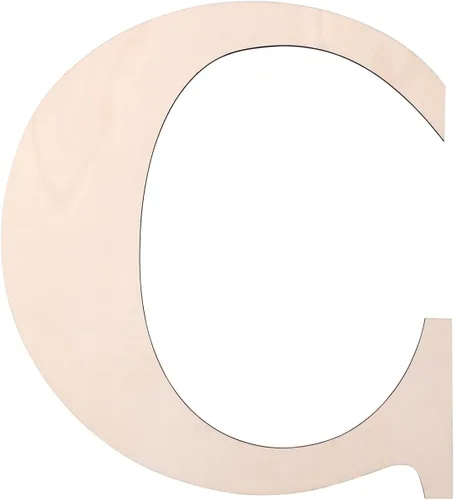 Vista 18 de Letra de madera de 12 pulgadas, letras de madera para decoración de pared, letras de madera sin terminar en blanco de 1/5 pulgadas para decoración