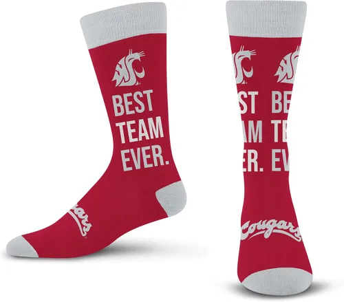 Vista 6 de For Bare Feet NCAA Unisex Best Team Ever Crew Sock Ncaa