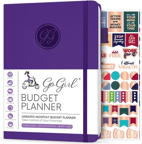 Vista 13 de GoGirl Planificador de Presupuesto – Organizador Mensual de Planificación Financiera, Libro de Presupuesto. Cuaderno de Seguimiento de Gastos, Negro