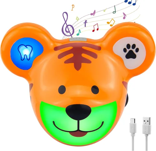 Vista 11 de Temporizador musical para niños, batería recargable, temporizador de cepillo de dientes de 2 minutos y temporizador de lavado de manos de baño de 20