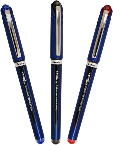 Vista 5 de Pentel Energel Euro - Bolígrafo con punta de aguja de 0.014 in, tinta negra (BLN23-A)