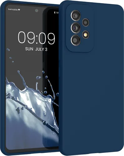 Vista 17 de kwmobile Funda compatible con Samsung Galaxy A32 5G - Funda de silicona TPU con acabado suave - Rosa impresionante