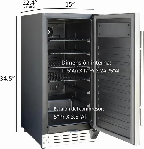Vista 6 de SPT BF-314UA Contador de acero inoxidable Froster de cerveza (grado comercial)