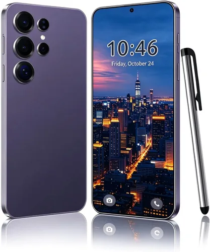 Vista 11 de Teléfono desbloqueado C25 Ultra 6.5" FHD, Android 14 Teléfono Negro
