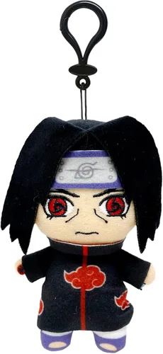 Vista 2 de Great Eastern Entertainment Naruto Shippuden Itachi Uchiha Mini peluche con gancho de 4.5 pulgadas de alto