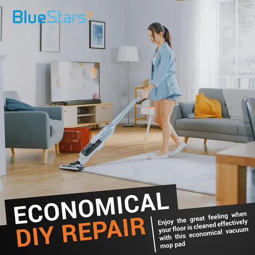 Vista 7 de BlueStars Almohadillas de repuesto para trapeador de vapor compatibles con trapeador de vapor Black and Decker SM1600, SM1610, SM1620, HSMC1321