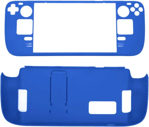 Vista 14 de Funda con función atril para Steam Deck, funda protectora completa para cubierta de vapor, funda protectora a prueba de huellas dactilares con Negro