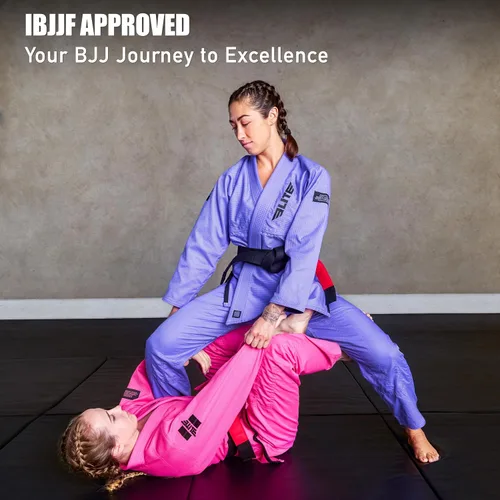 Vista 5 de Elite Sports Ultra ligero BJJ GI para mujer - IBJJF Jiu-Jitsu GI para niñas y mujeres (consulte la guía especial de tallas)