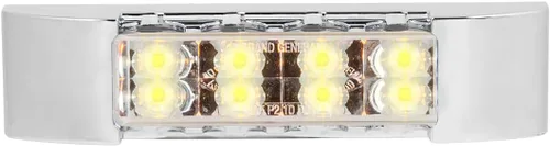 Vista 13 de GG Grand General 75170 Luz sellada ámbar/ámbar (6" rectángulo 8 LED, alto/bajo 3 cables)
