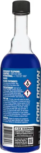 Vista 9 de VP Racing Fuels 2085 Cool Down Coolant Mejorador de Rendimiento del Refrigerante, 16 onzas