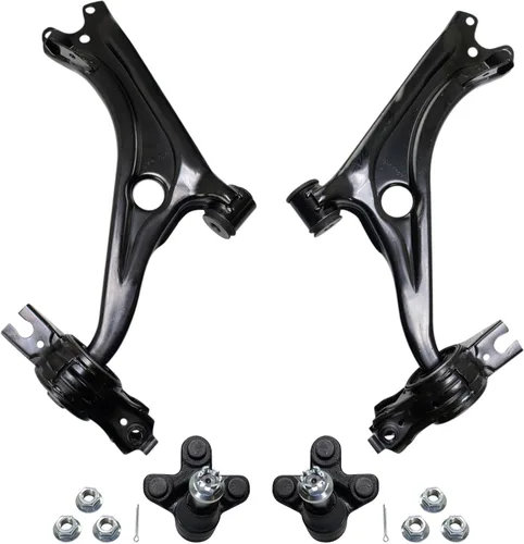 Vista 102 de TRQ Brazo de control superior e inferior del lado del conductor y del pasajero con juego de rótulas compatible con Chevrolet GMC 89-02