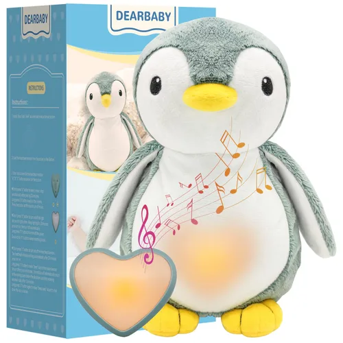 Vista 8 de DEARBABY Mamá Sosegón para Bebé, Juguetes Esenciales para Recién Nacidos de 0 a 6 Meses, Máquina de Sonido para Niña para Navidad para Guardería