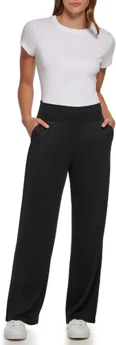 Vista 2 de Calvin Klein Pantalón esencial de cintura elástica suelta para mujer