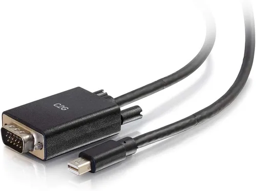 Vista 10 de C2G Mini Display Port Adapter, Display Port to DVI, Macho a Macho, Negro, 3 Pies (3.0 ft), Cables to Go 54334