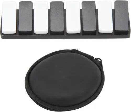 Vista 7 de Juguete deslizante para ansiedad, llave de piano de alta calidad, con clicker háptico, para alivio del estrés, con sonido de metal nítido