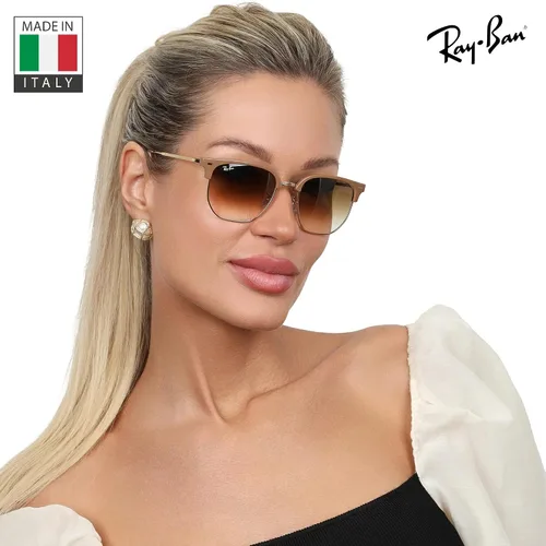 Vista 18 de Ray-Ban RB4416 NEW CLUBMASTER - Gafas de sol de forma cuadrada redonda con kit oficial de gafas