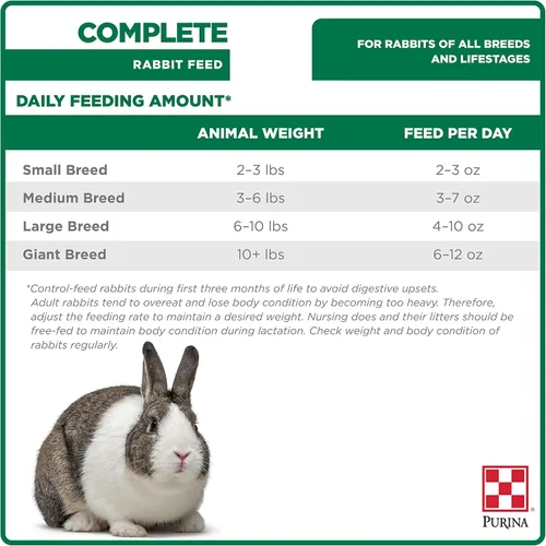 Vista 7 de Purina Pellets completos de comida para conejos, 25 lb