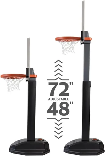 Vista 2 de Huplay Juego de baloncesto ajustable profesional