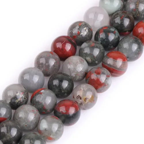 Vista 141 de GEM-Inside - 95 cuentas AA color morado oscuro de amatista de 15 pulgadas por hebra con agujero, piedras preciosas naturales y cuentas de cristal