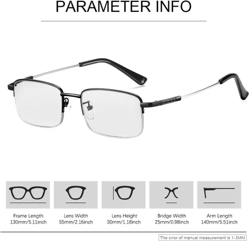 Vista 5 de MIRYEA Gafas de sol fotocromáticas progresivas de lectura multifocal, protección UV, transición, lectores de sol, anti luz azul