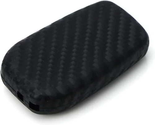 Vista 7 de iJDMTOY Funda de silicona suave con patrón de fibra de carbono, compatible con Toyota Mirai y JDM Importado Toyota Fortuner Hilux Land Cruiser Prado
