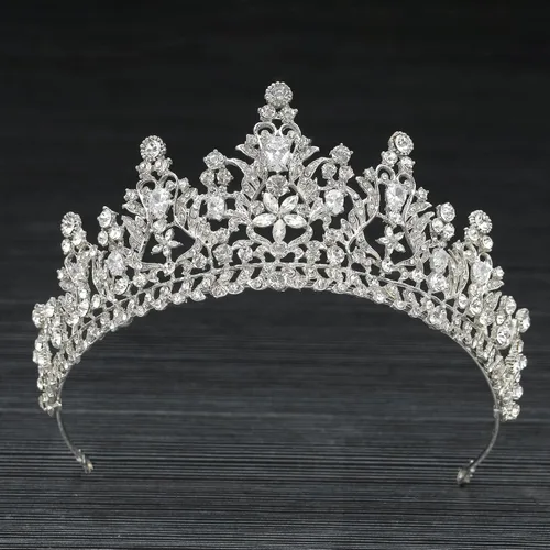 Vista 5 de LOVFOIVER Crown and Tiara for Women, Princess Crowns for Girls Crystal Queen Tiaras, Rhinestone Wedding Headband for Bridal