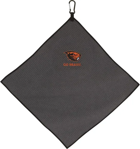 Vista 13 de Team Effort Collegiate - Toalla de microfibra gris de 15" x 15
