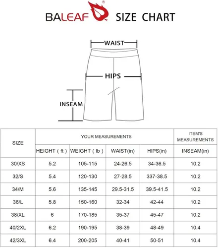 Vista 7 de BALEAF Traje de baño de entrenamiento deportivo para hombre duradero para el trabajo natación competición de carreras